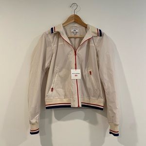 💕SOLD💕 NWT Uniqlo Off White windbreaker jacket
